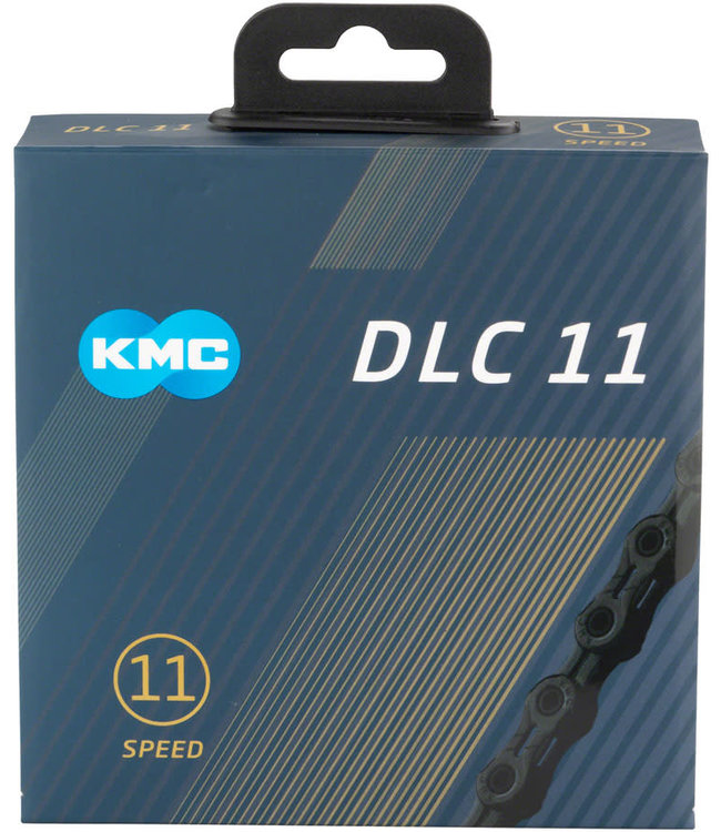 KMC DLC11 Chain - 11-Speed 118 Links Black