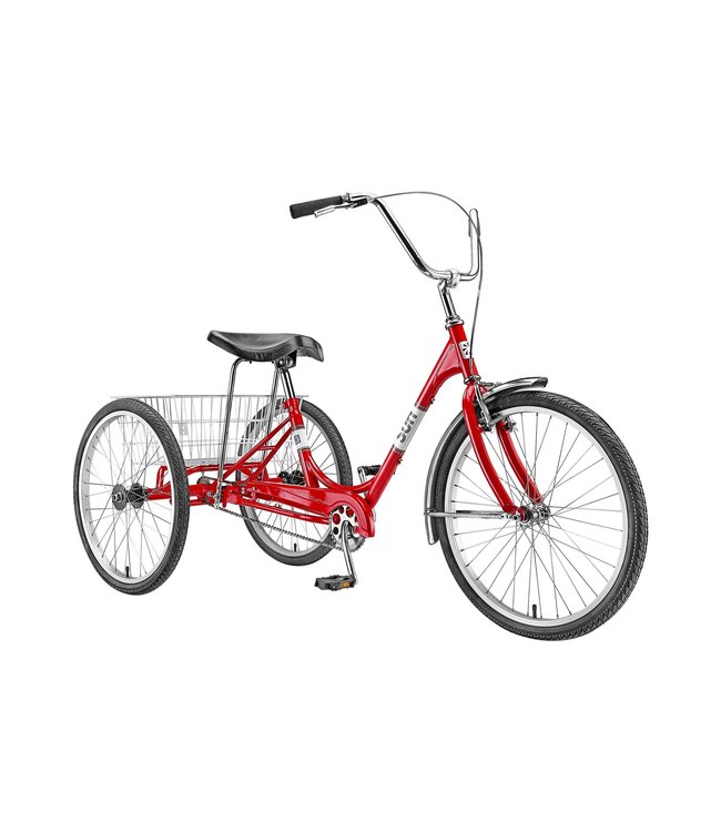 TRIKE traditional 24", Red Metallic