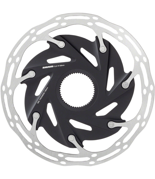 SRAM CenterLine XR Disc Brake Rotor - 140mm Center Lock Silver/Black