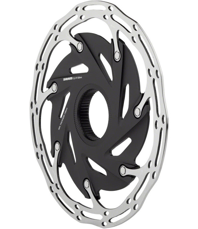 SRAM CenterLine XR Disc Brake Rotor - 160mm Center Lock Silver/Black