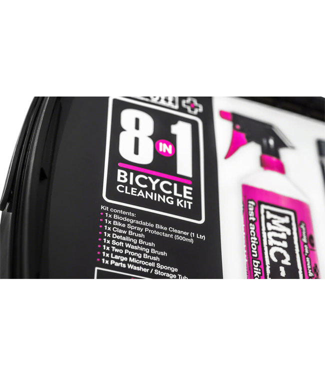 Muc-Off 8-in-1 Cleaning Kit: Tub with 8 Pieces