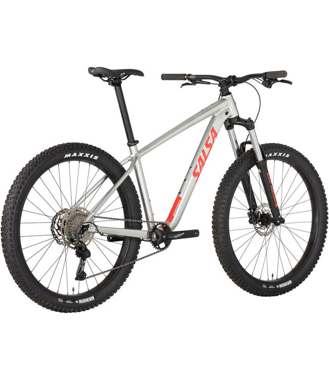 Salsa Rangefinder Deore 10 27.5+ Bike - 27.5", Aluminum, Silver, Medium