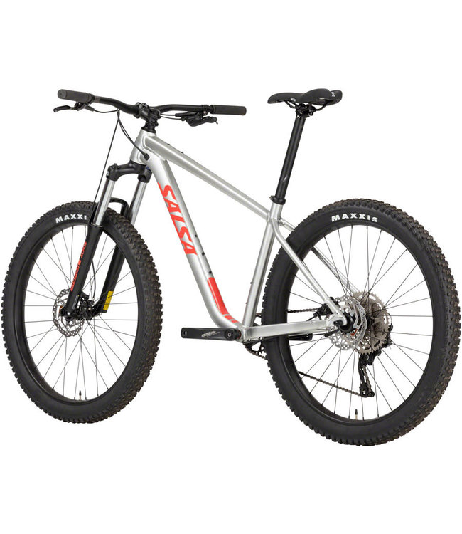 Salsa Rangefinder Deore 10 27.5+ Bike - 27.5", Aluminum, Silver, Medium