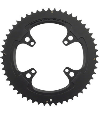 Campagnolo Campagnolo Chorus 12-Speed Chainring and Bolt Set - 52t, 123mm Campagnolo Asymmetric, 4-Bolt, Black