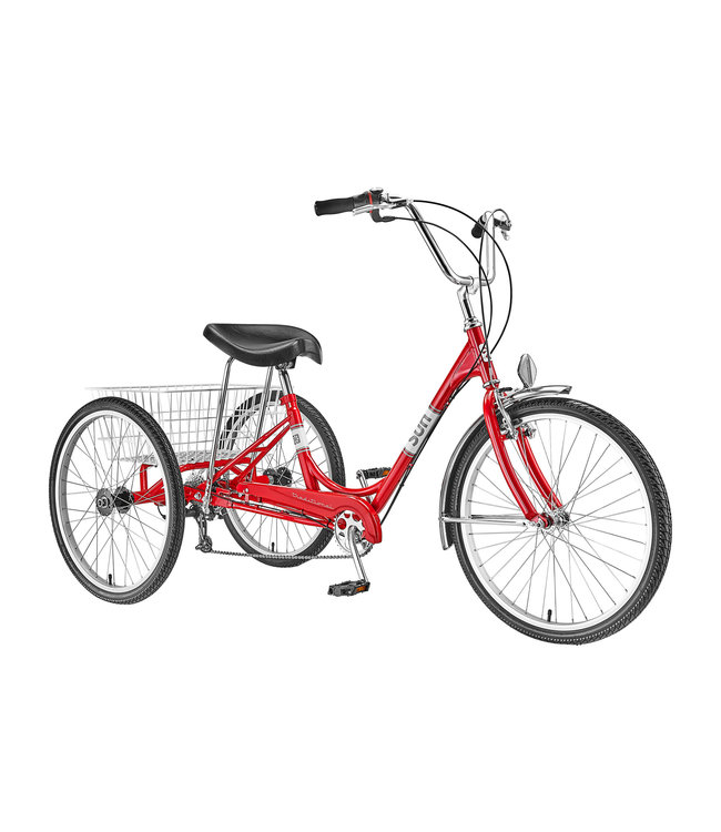 TRIKE Traditional 24" 7 Speed, Red Metallic