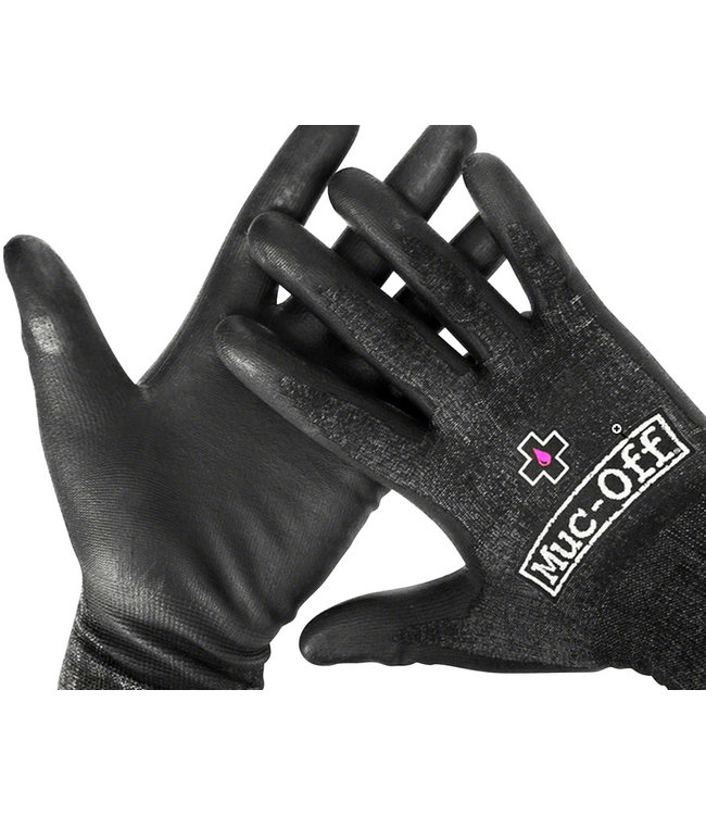 Muc-Off Mechanics Gloves - Black Full Finger Large
