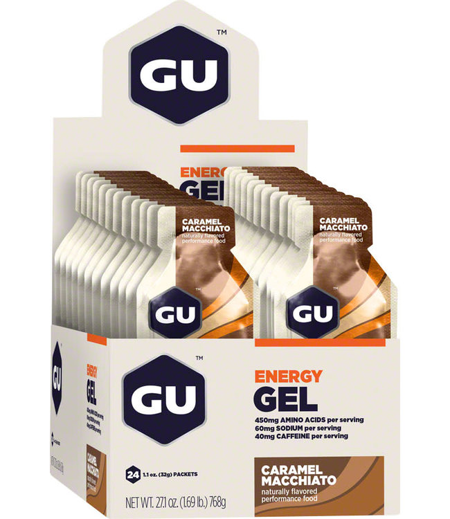 GU Energy Gel - Caramel Macchiato Box of 24