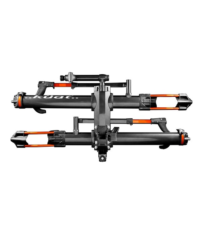Kuat NV 2.0 - 2" - 2-Bike Rack - Gray Metallic and Orange Anodize