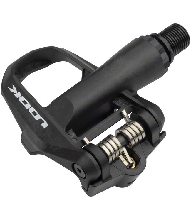 LOOK KEO 2 MAX CARBON Pedals - Single Sided Clipless, Chromoly, 9/16", Black