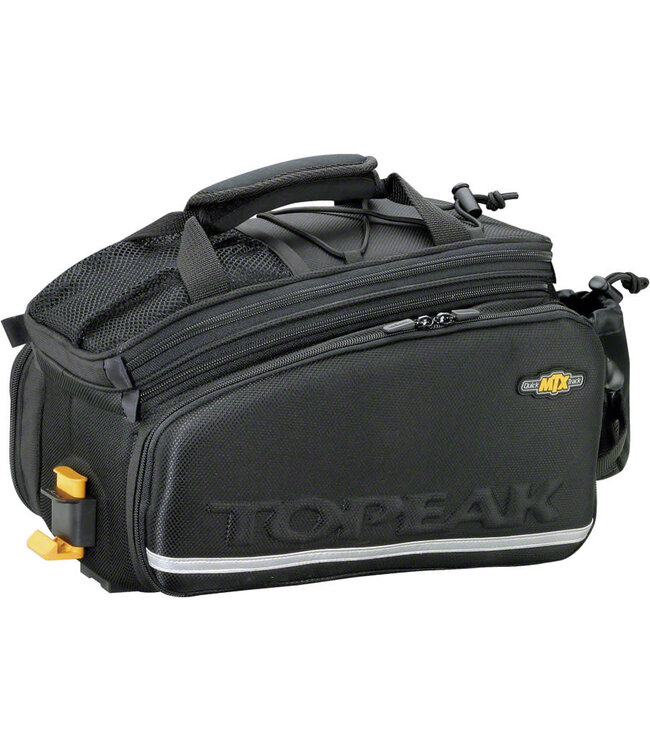 Topeak MTX TrunkBag DXP Rack Bag with Expandable Panniers: 22.6 Liter, Black