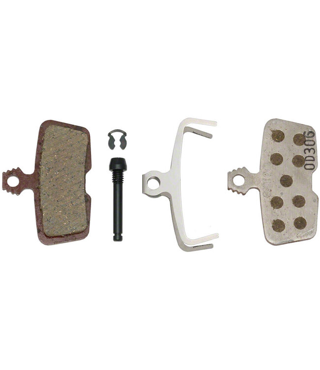 SRAM Disc Brake Pads - Organic Compound, Aluminum Backed, Quiet/Light, For Code/Code R/Code RSC/Guide RE