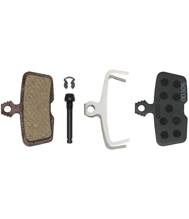 SRAM Disc Brake Pads - Organic Compound, Steel Backed, Quiet, For Code/Code R/Code RSC/Guide RE