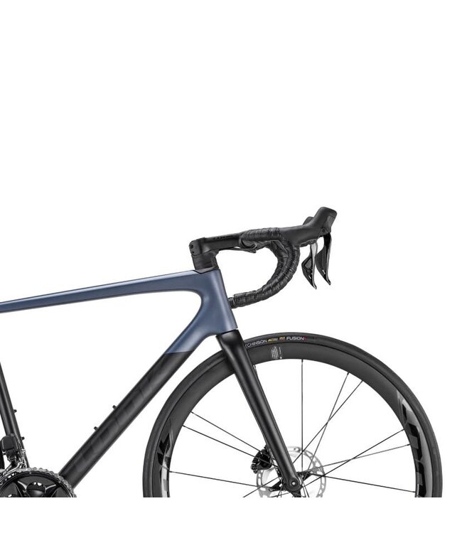 785 Huez Grey Blue Satin