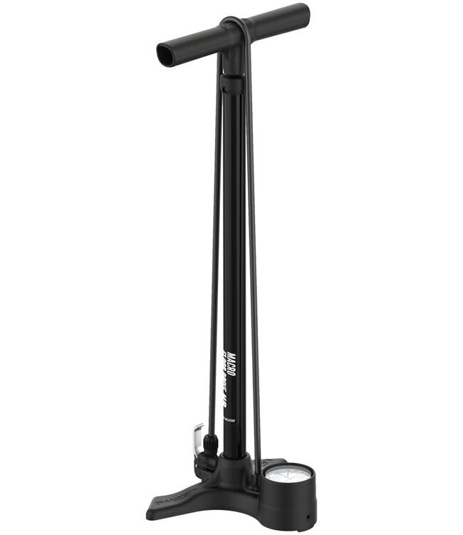 Lezyne Macro Floor Drive DV Floor Pump - Dual Valve, 220psi, Flat Black