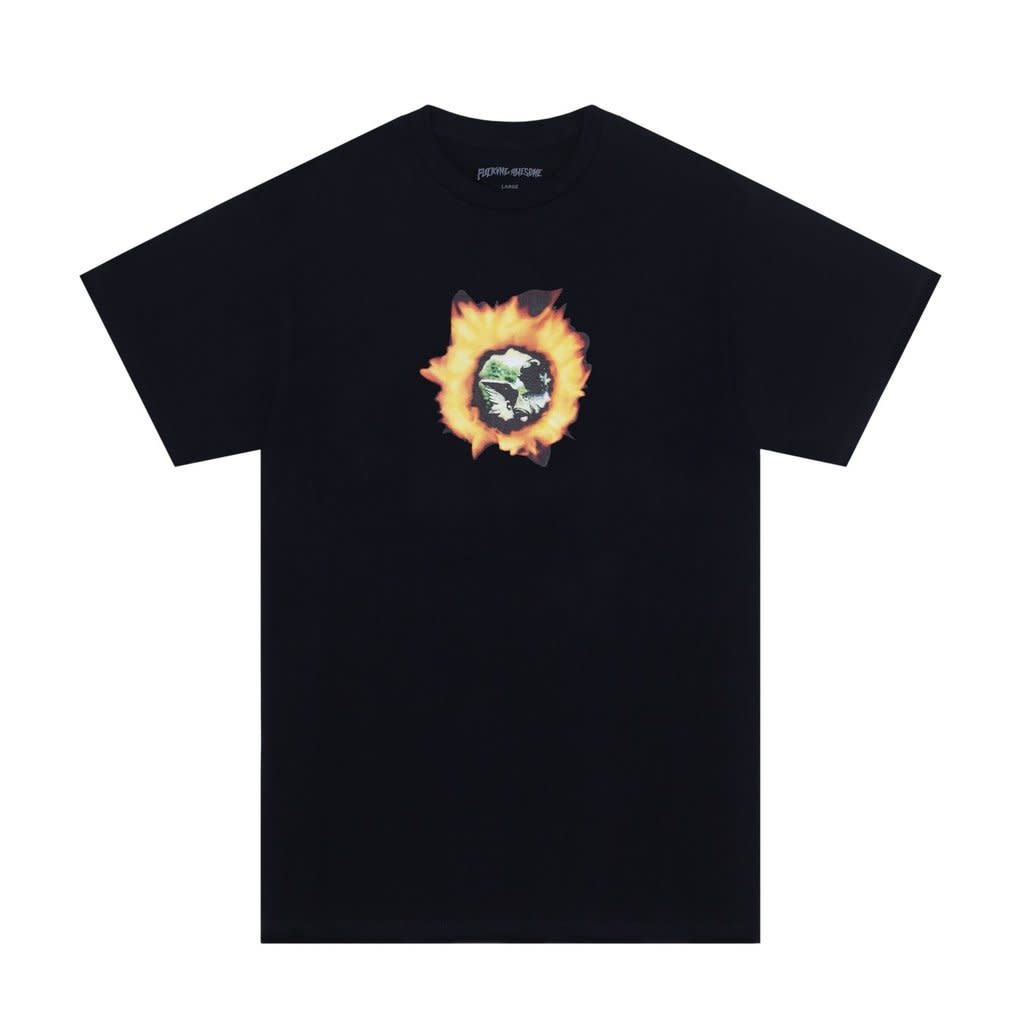 【FUCKING AWESOME】ANGEL WITH DEMONIC ANGEL TEE / BLACK Fucking Awesome - Angel and Demon T-shirt in Black – Stoy