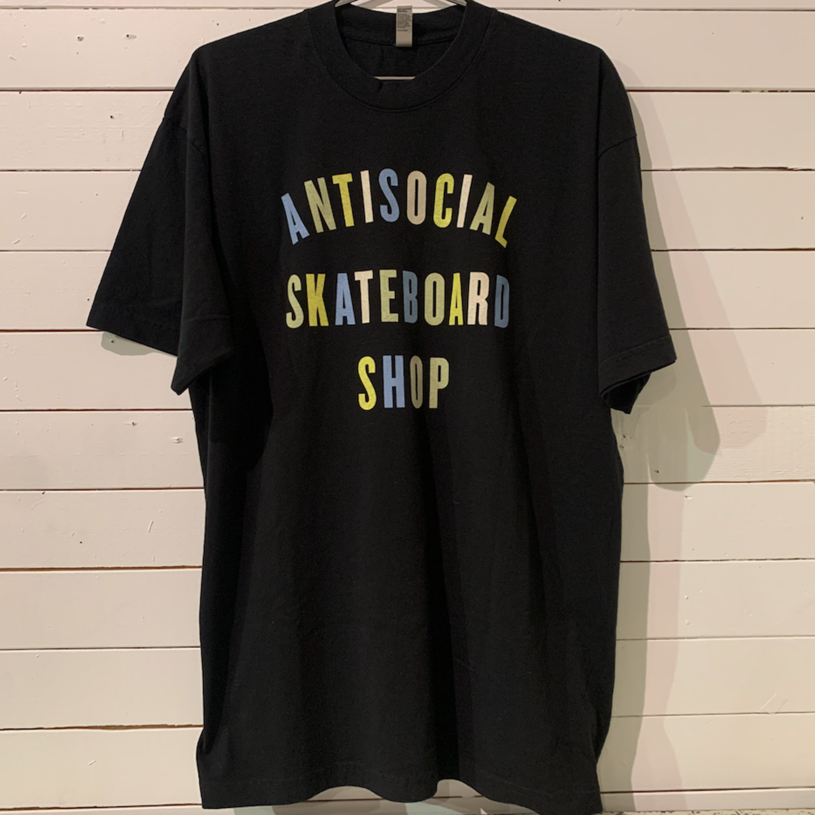 Antisocial Antisocial Rainbow Skate Shop Tee