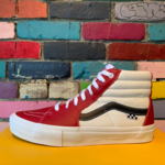 Vans Vans Skate Sk8-Hi Shoe - (Sport Leather) Chili Pepper/White