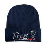 Frog Frog Just Keep Walking Toque - Navy