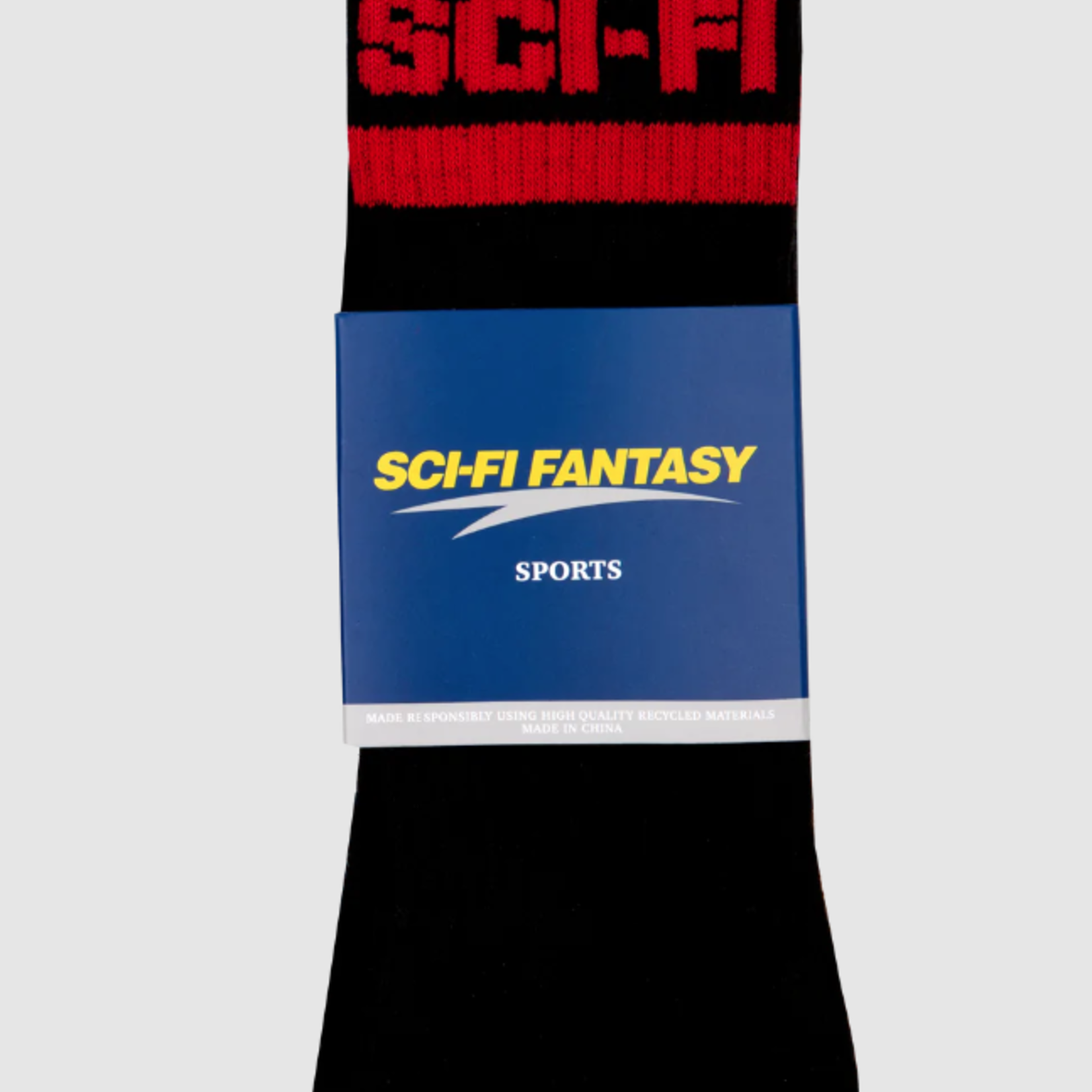 Sci-Fi Fantasy Sci-Fi Fantasy Performance Crew Socks - Black