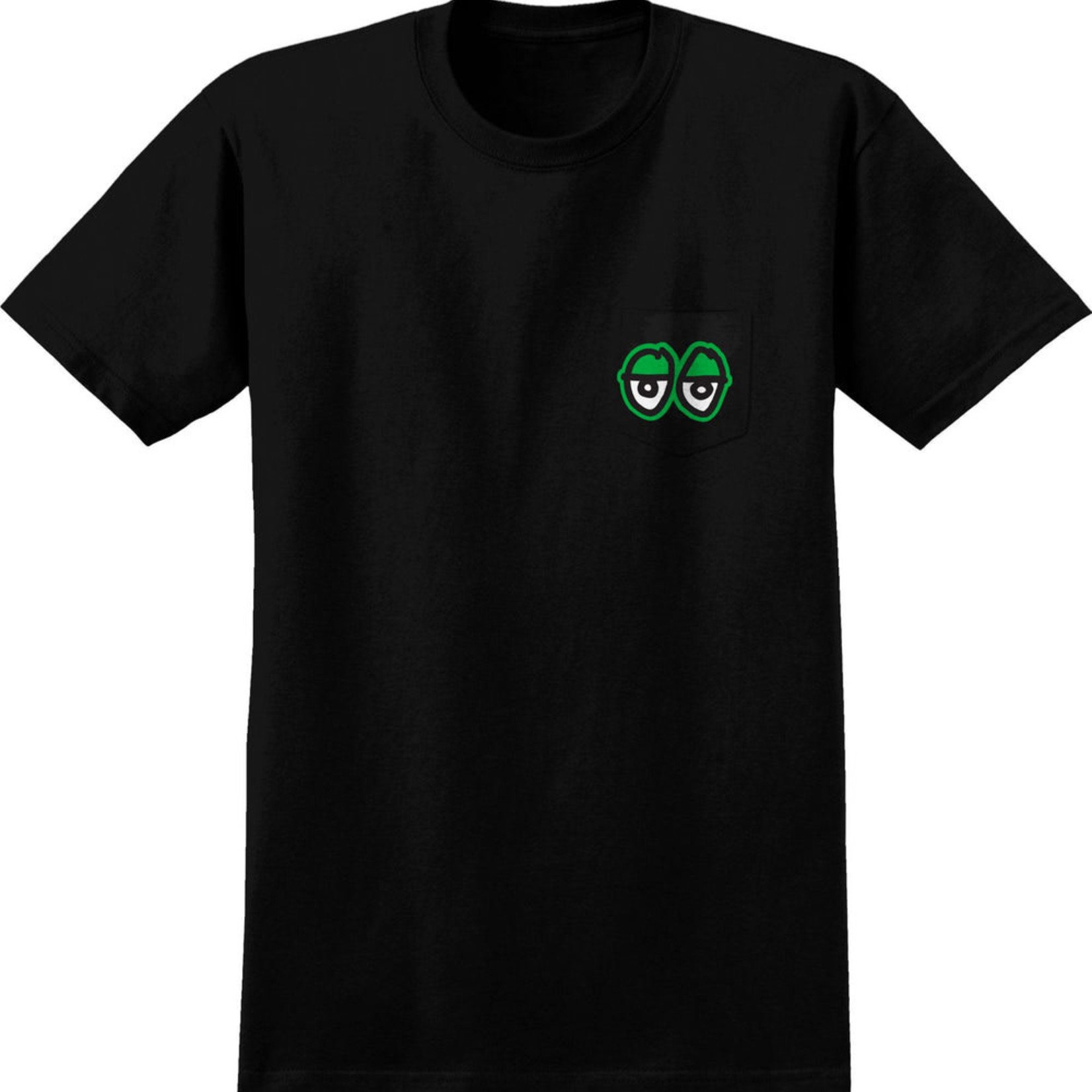 Krooked Krooked Strait Eyes Pocket Tee - Black/Green