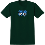 Krooked Krooked Eyes LG Tee - Forest Green/Blue