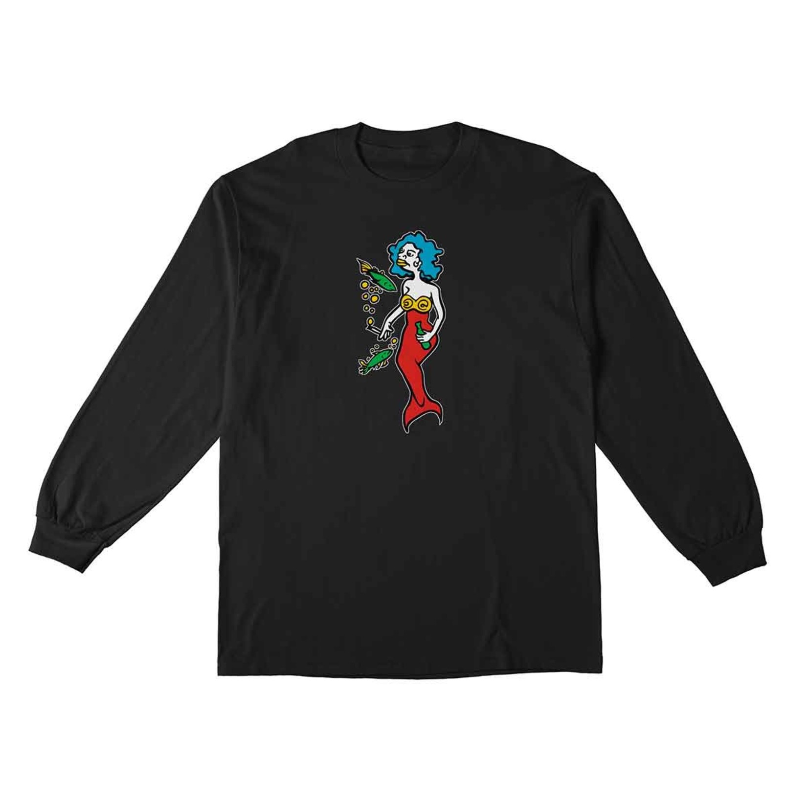 Krooked Krooked Mermaid L/S - Black