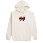 Krooked Krooked Eyes LG Hood - Bone/Red