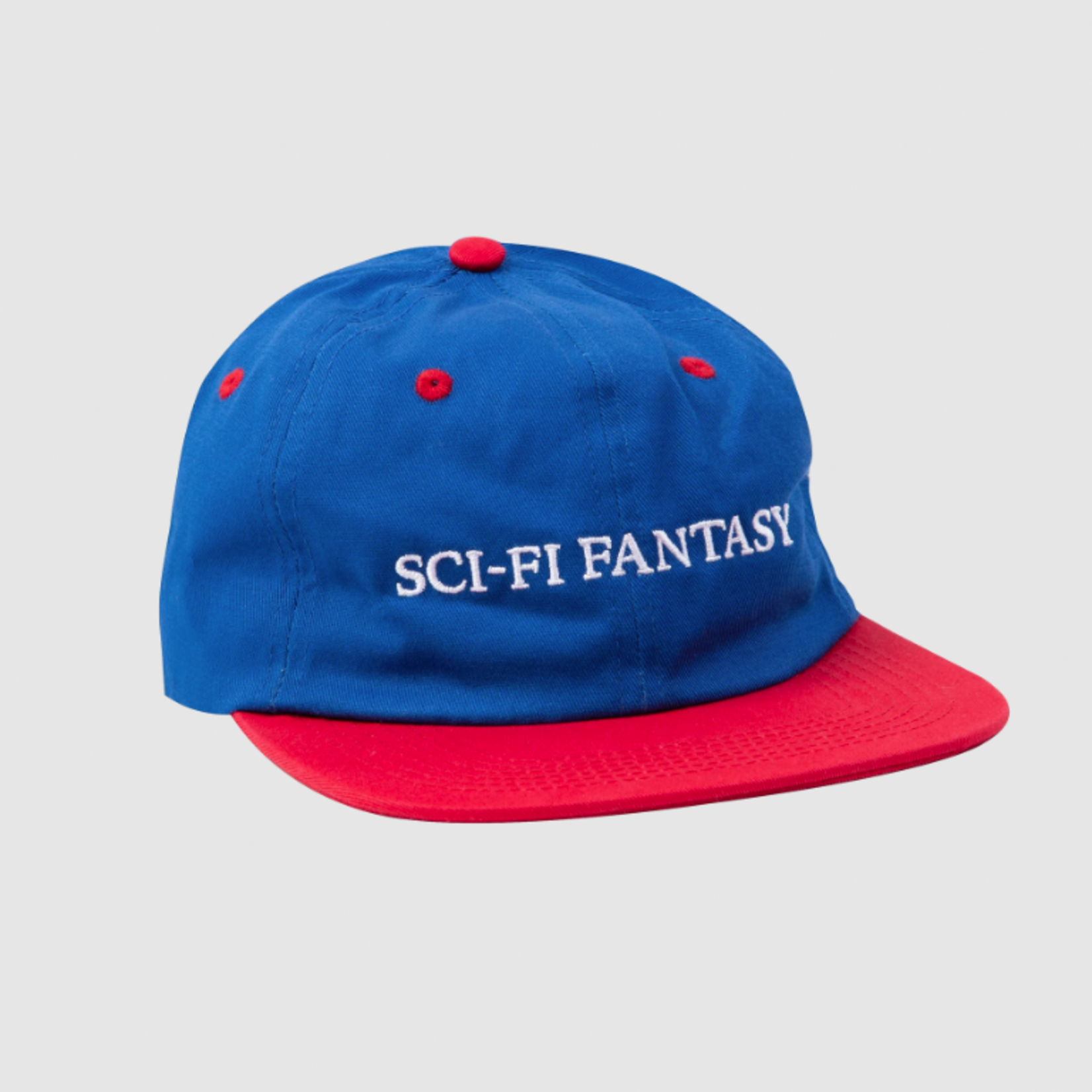 Sci-Fi Fantasy Sci-Fi Fantasy Flat Logo Hat - Royal/Red