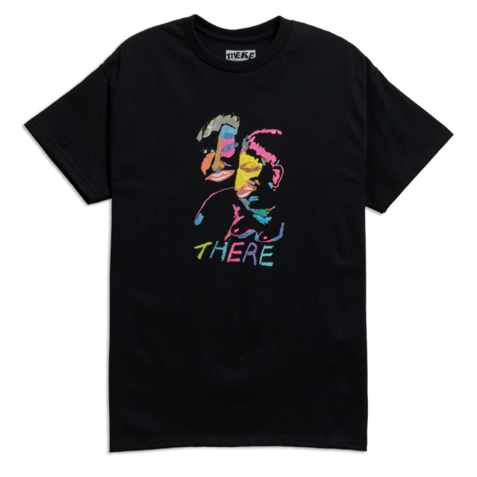 There There Faces Tee - Black