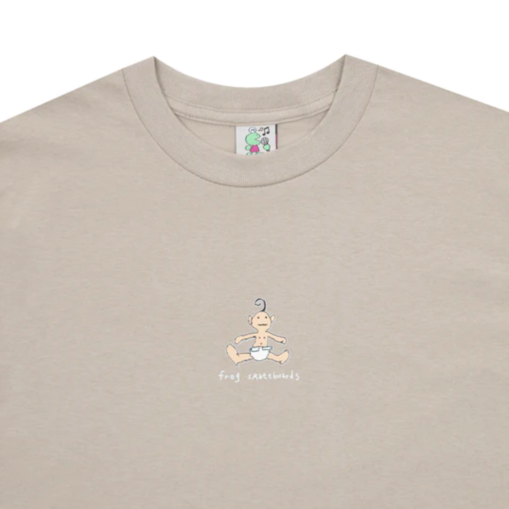 Frog Frog Baby Tee - Sand