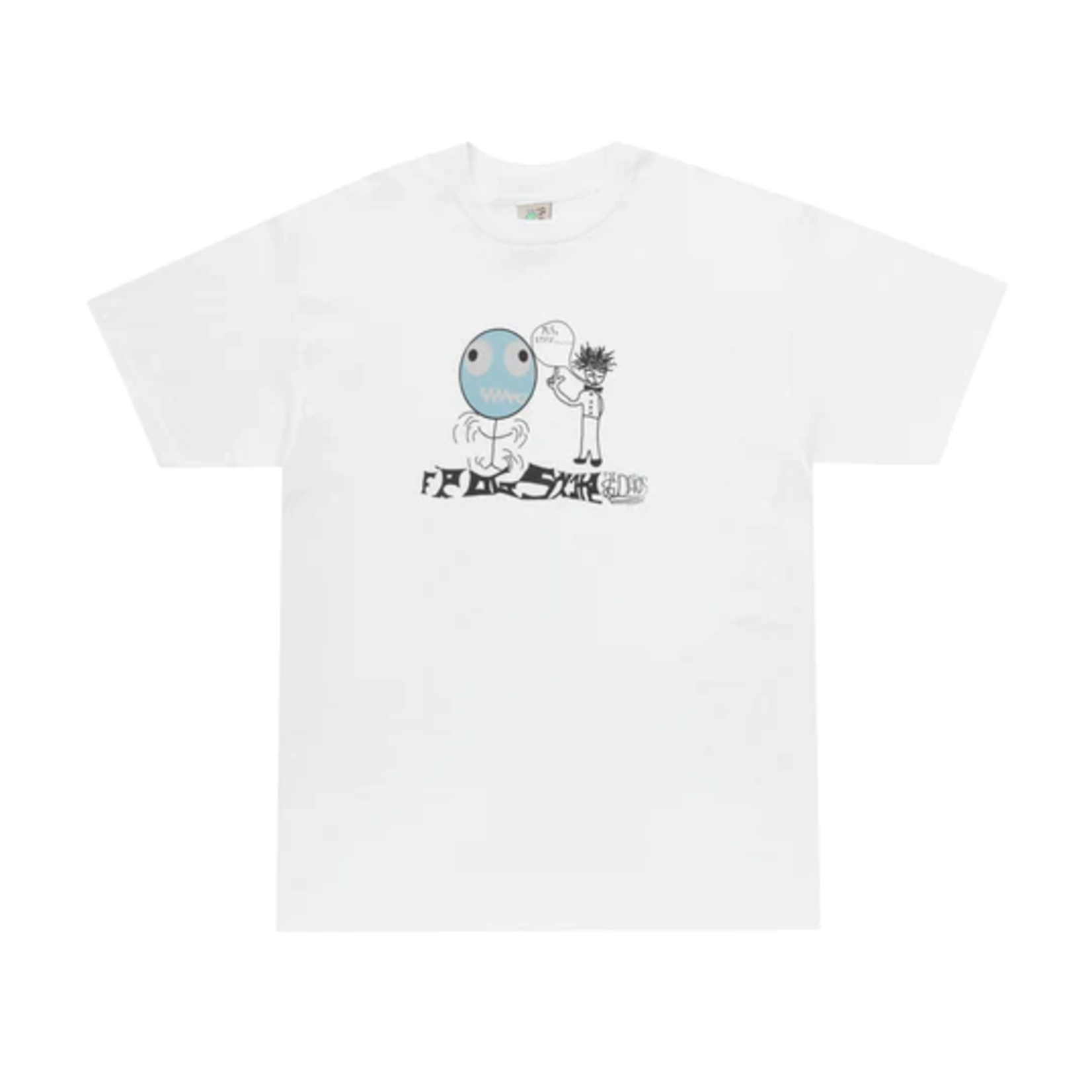 Frog Frog Quiet Logo Tee - White