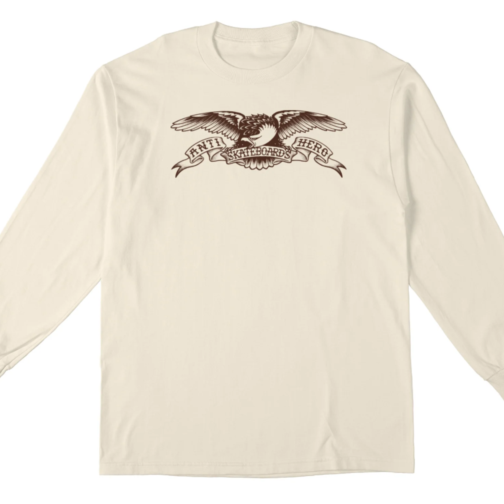 Anti Hero Anti Hero Basic Eagle L/S - Natural/Brown