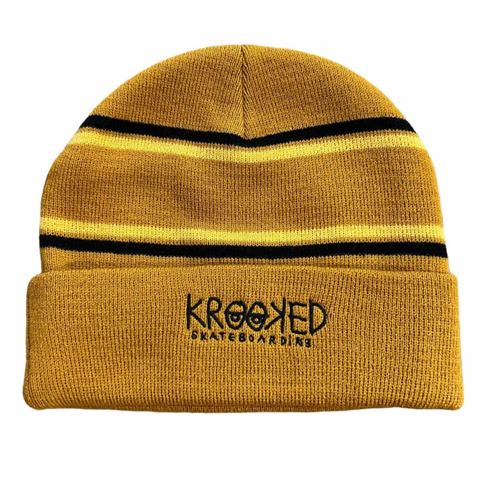 Krooked Krooked Eyes Toque - Natural/Gold/Black