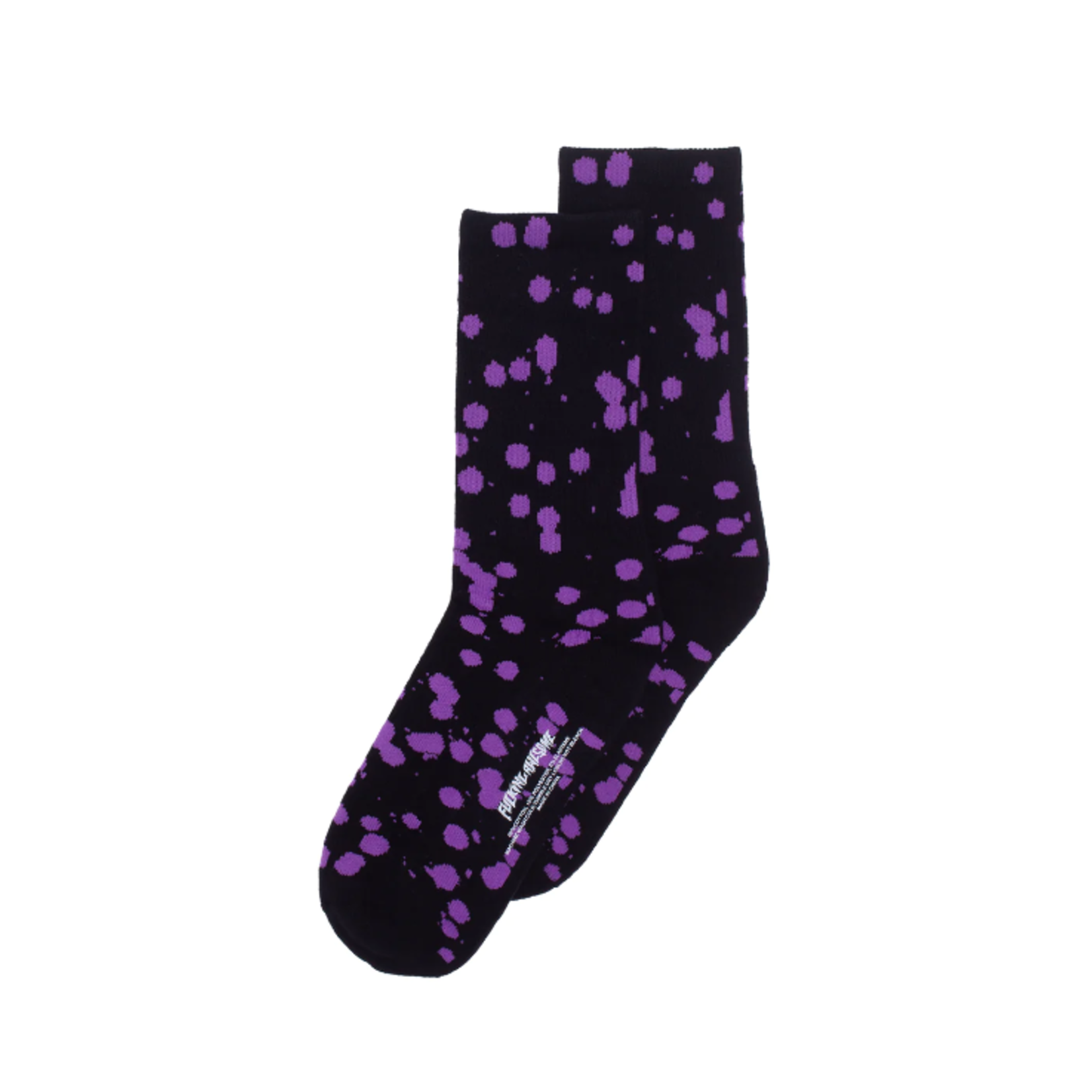 Fucking Awesome Fucking Awesome Splatter Socks - Black
