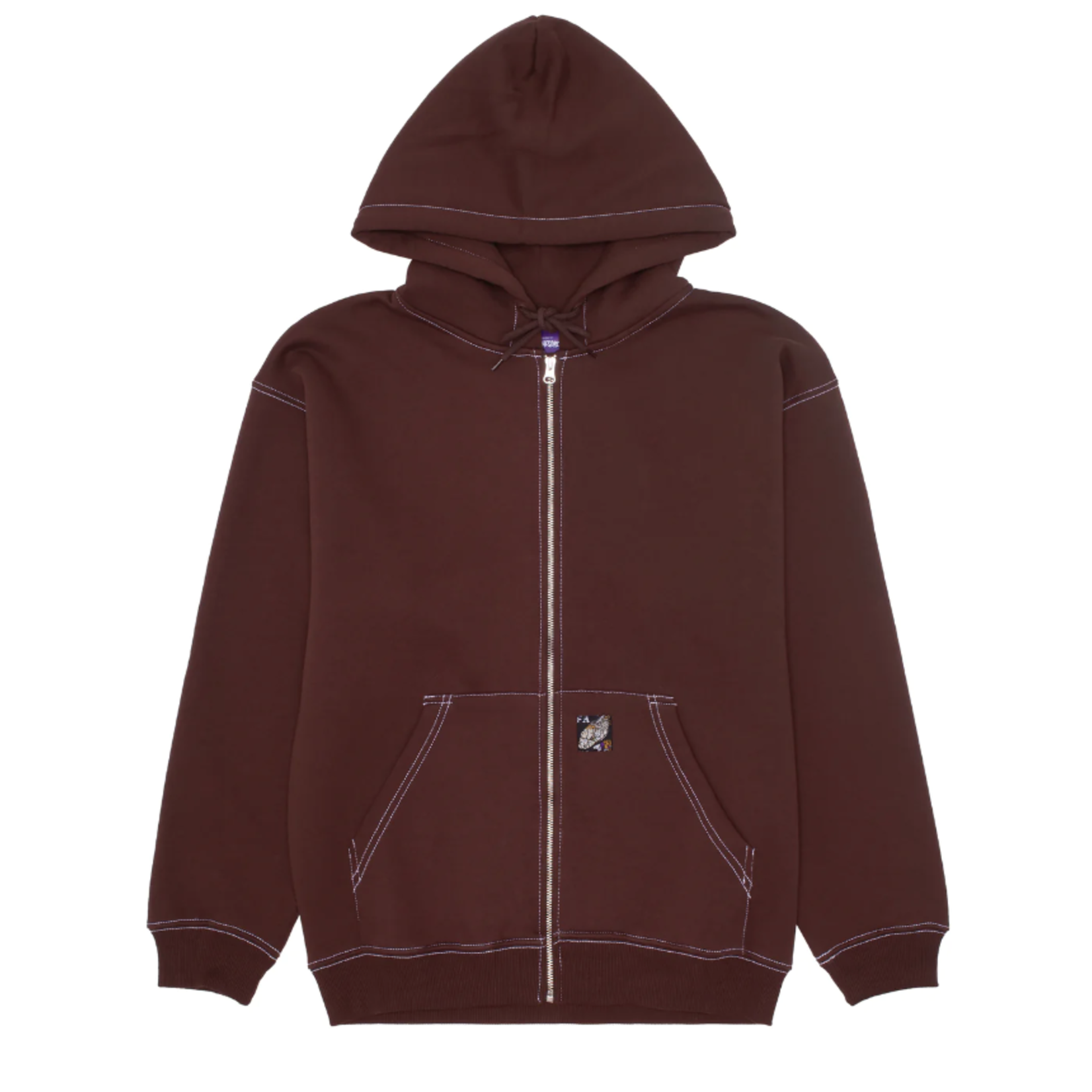Fucking Awesome Fucking Awesome Lesser God Zip Hood - Brown