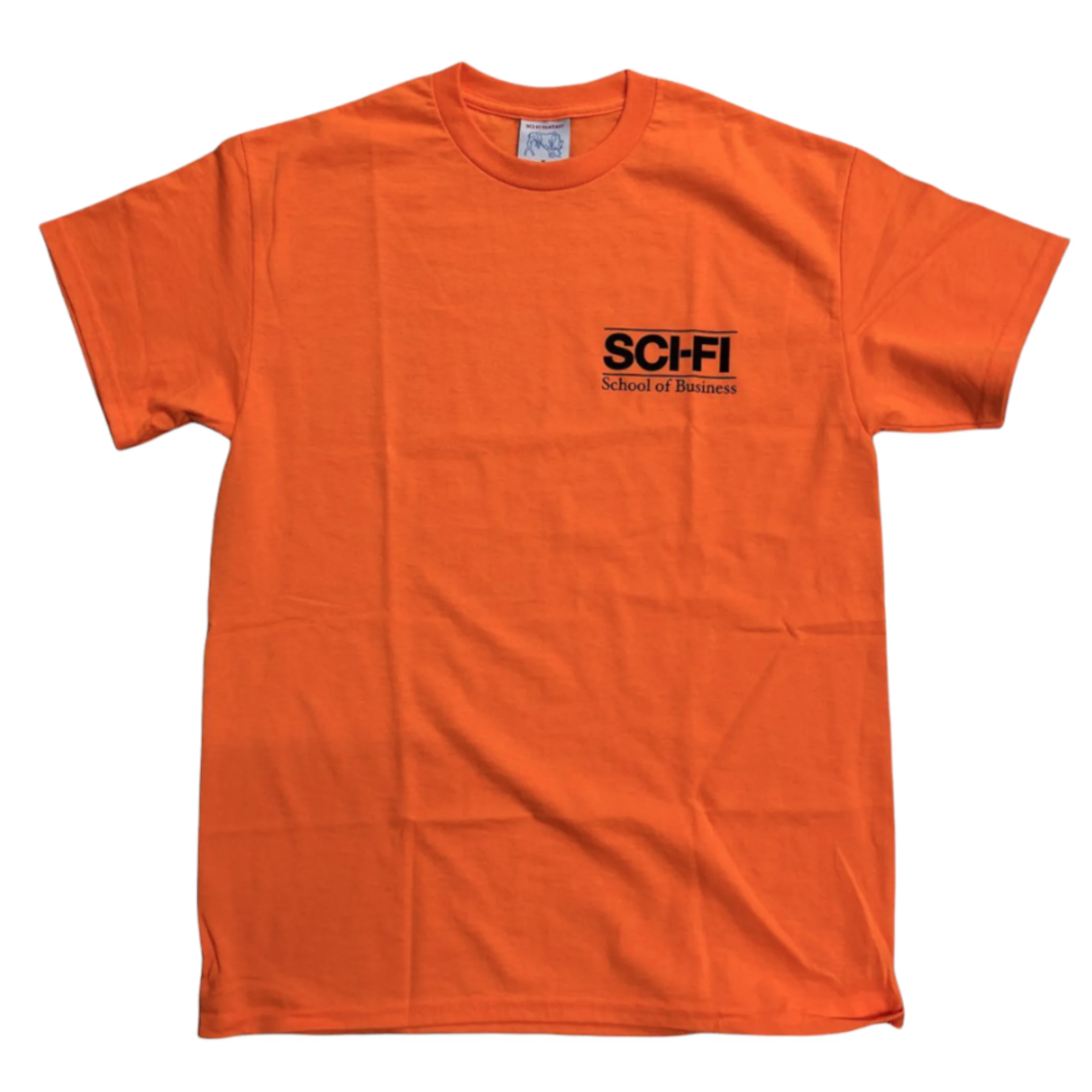 Sci-Fi Fantasy Sci-Fi Fantasy Business School Tee - Orange