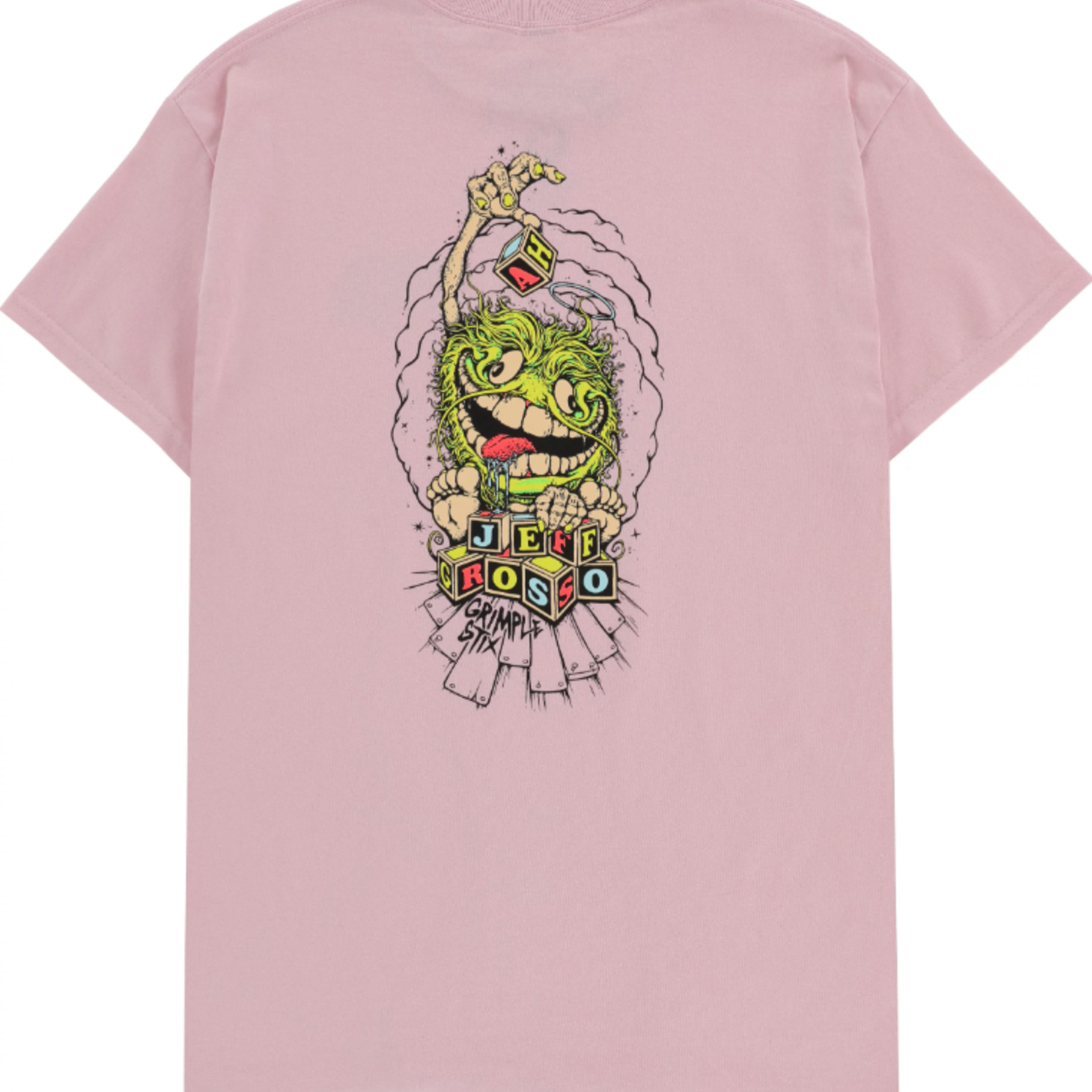 Anti Hero Anti Hero Grimple Grosso Tee - Pink