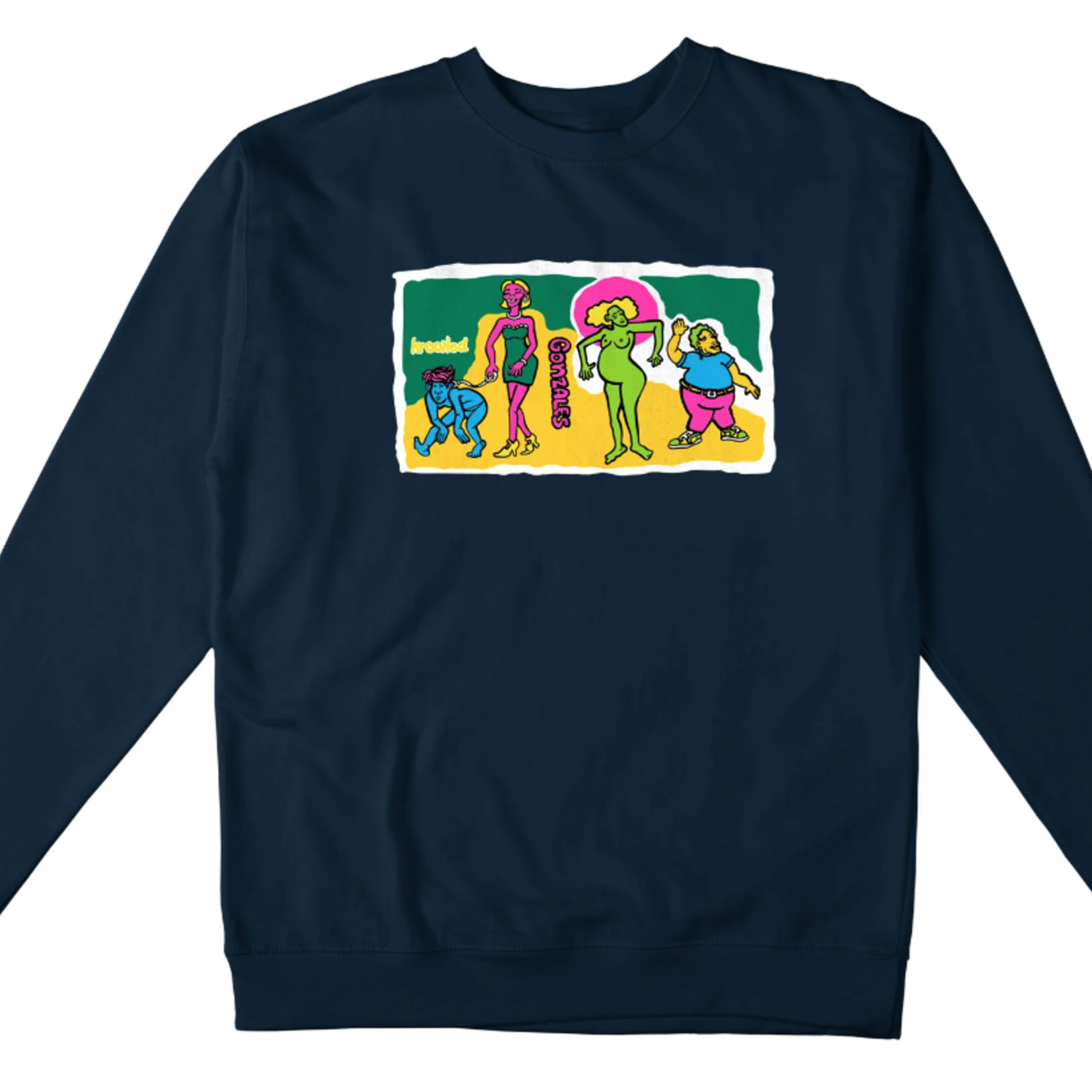 Krooked Krooked Family Affair Crew - Navy