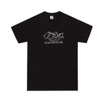 Frog Frog Dino Logo T-Shirt Black/White -