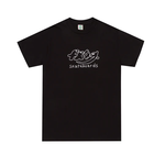 Frog Frog Dino Logo Tee - Black/White