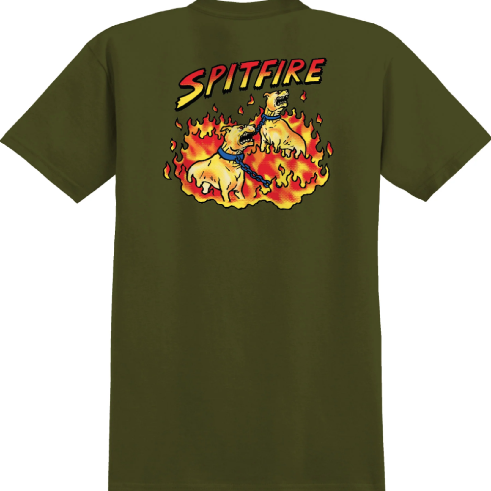 Spitfire Spitfire Hell Hounds II T-Shirt - Military Green