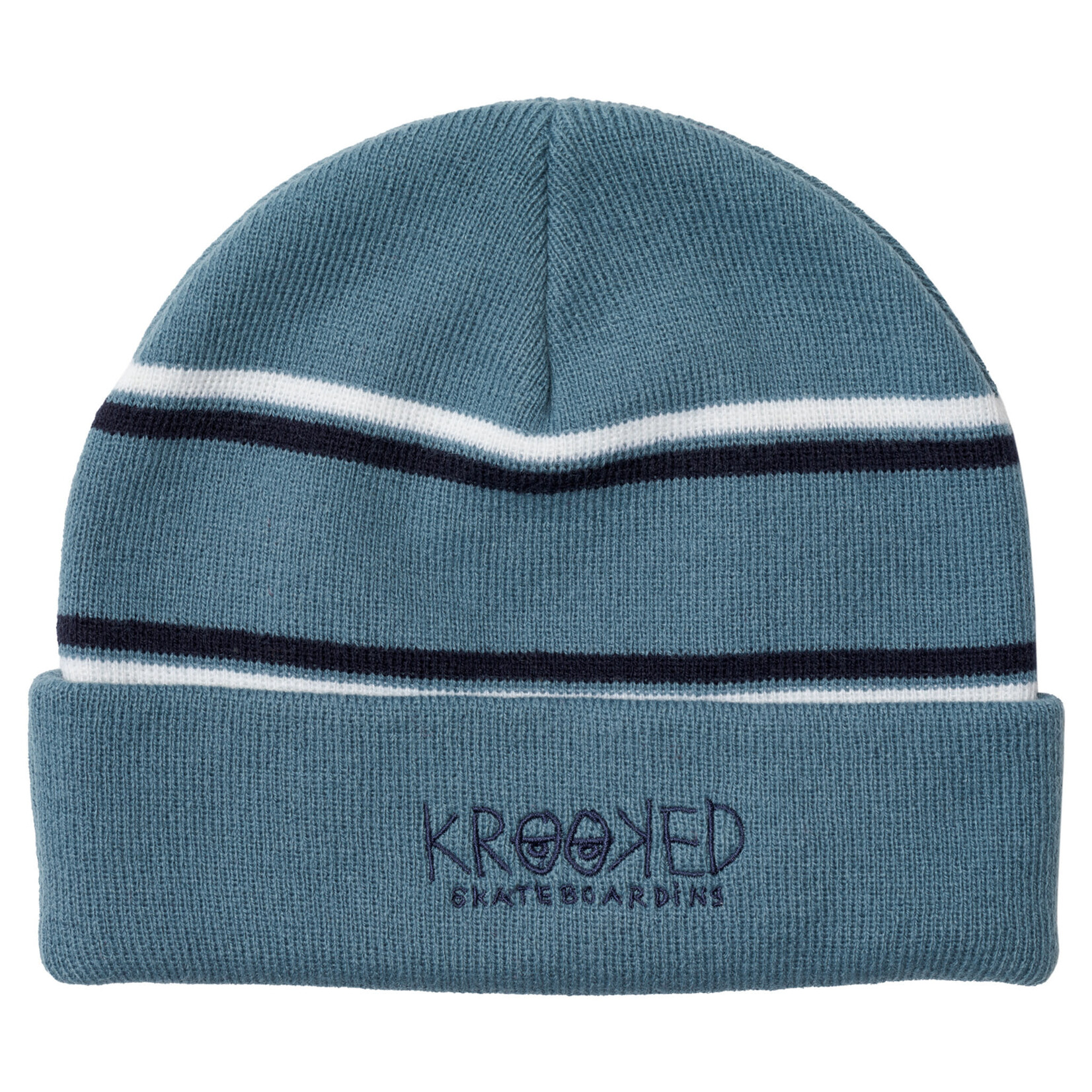 Krooked Krooked Eyes Toque - Blue/Navy/White