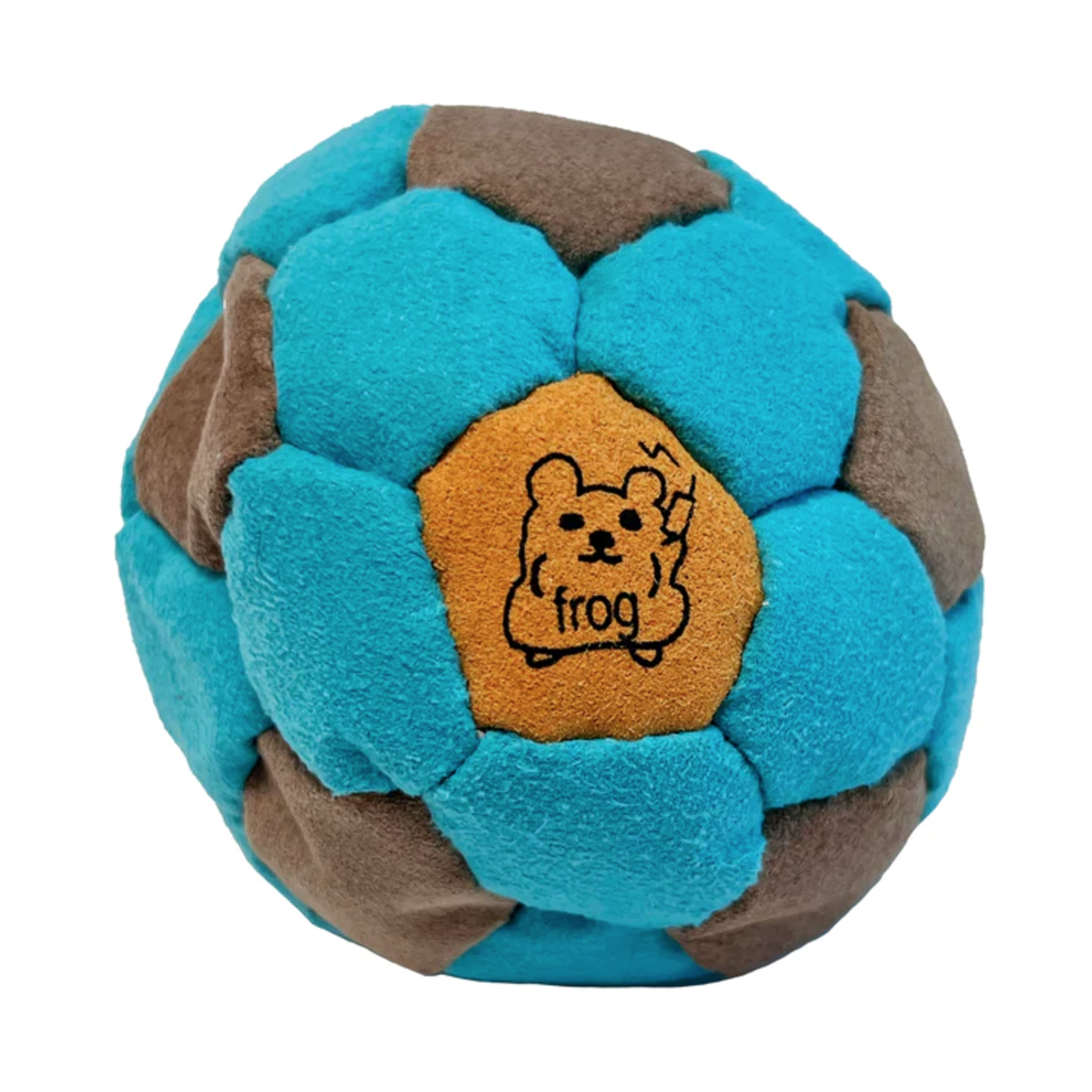 Frog Frog Hacky Sack - Teal/Tan/Orange