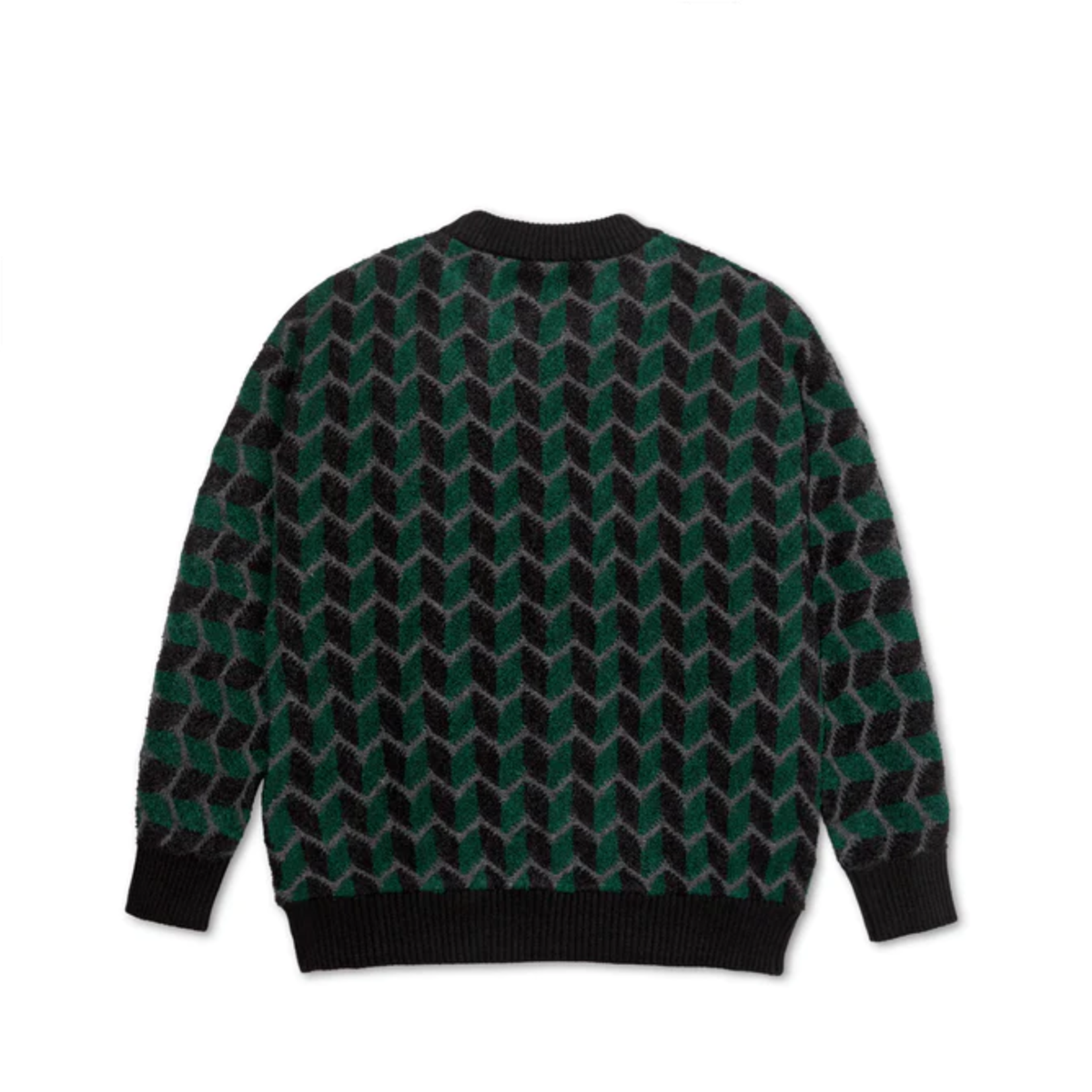 Polar Polar Zig Zag Knit Sweater - Dark Teal