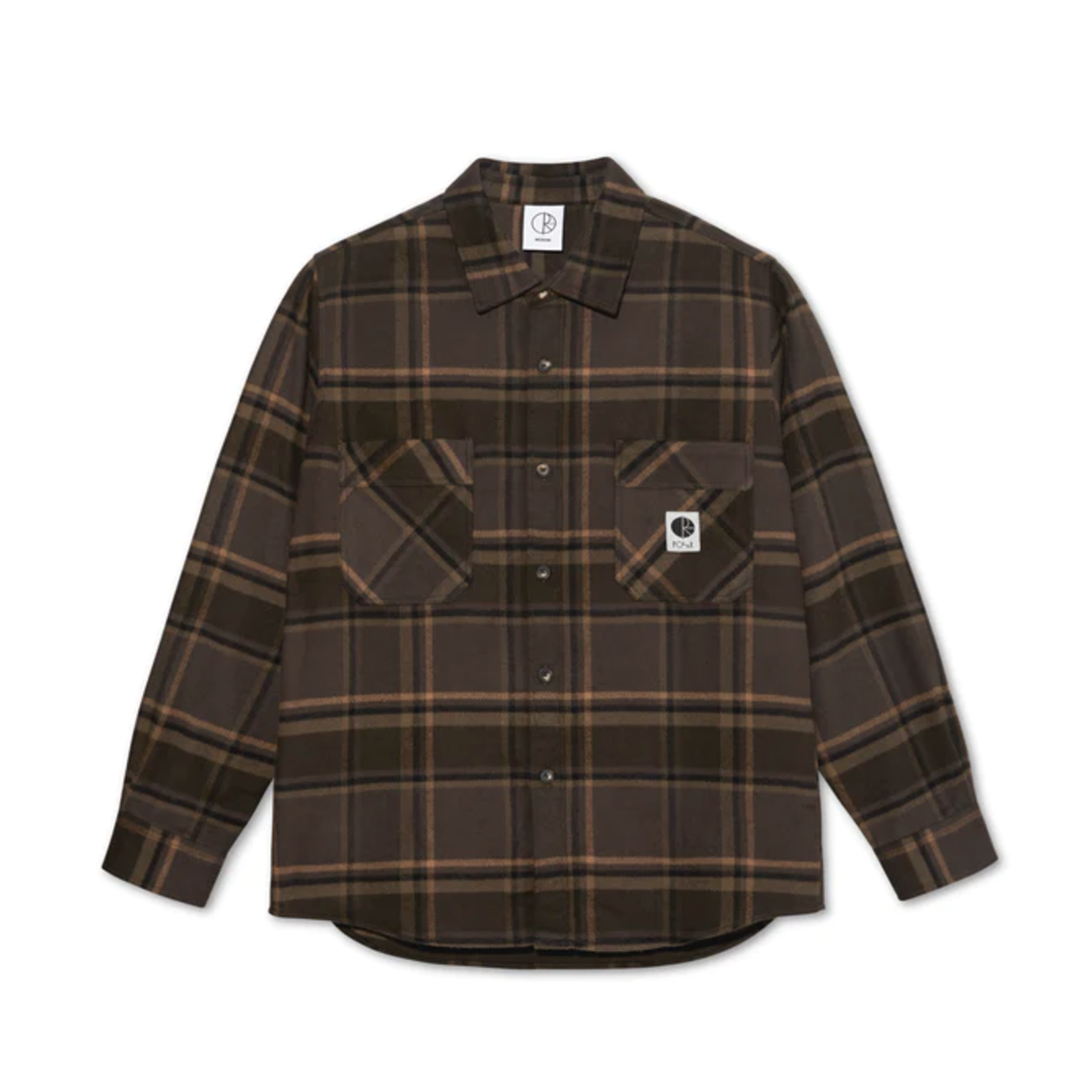 Polar Polar Mike Flannel L/S - Brown/Mauve