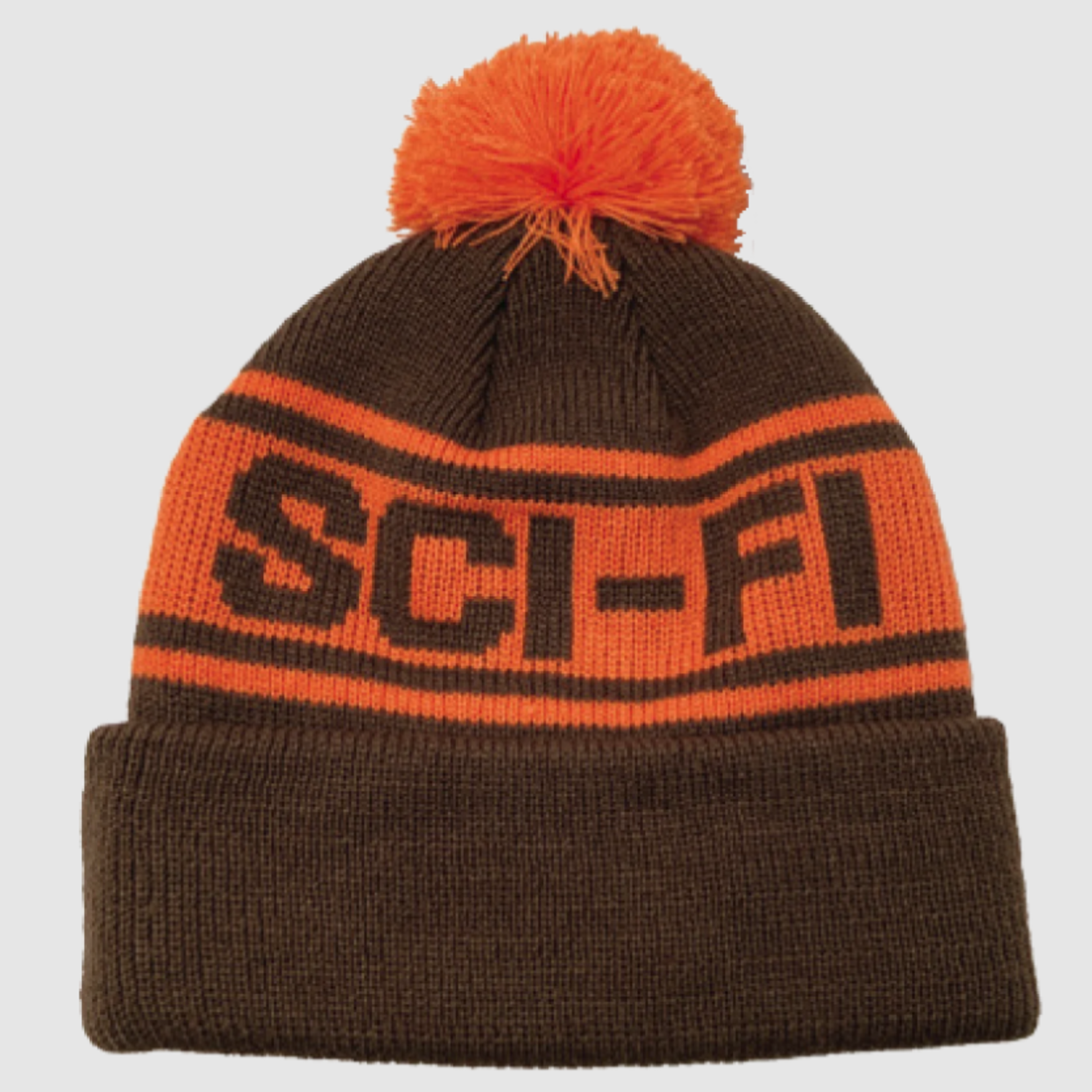 Sci-Fi Fantasy Sci-Fi Fantasy Pom Toque - Brown/Orange