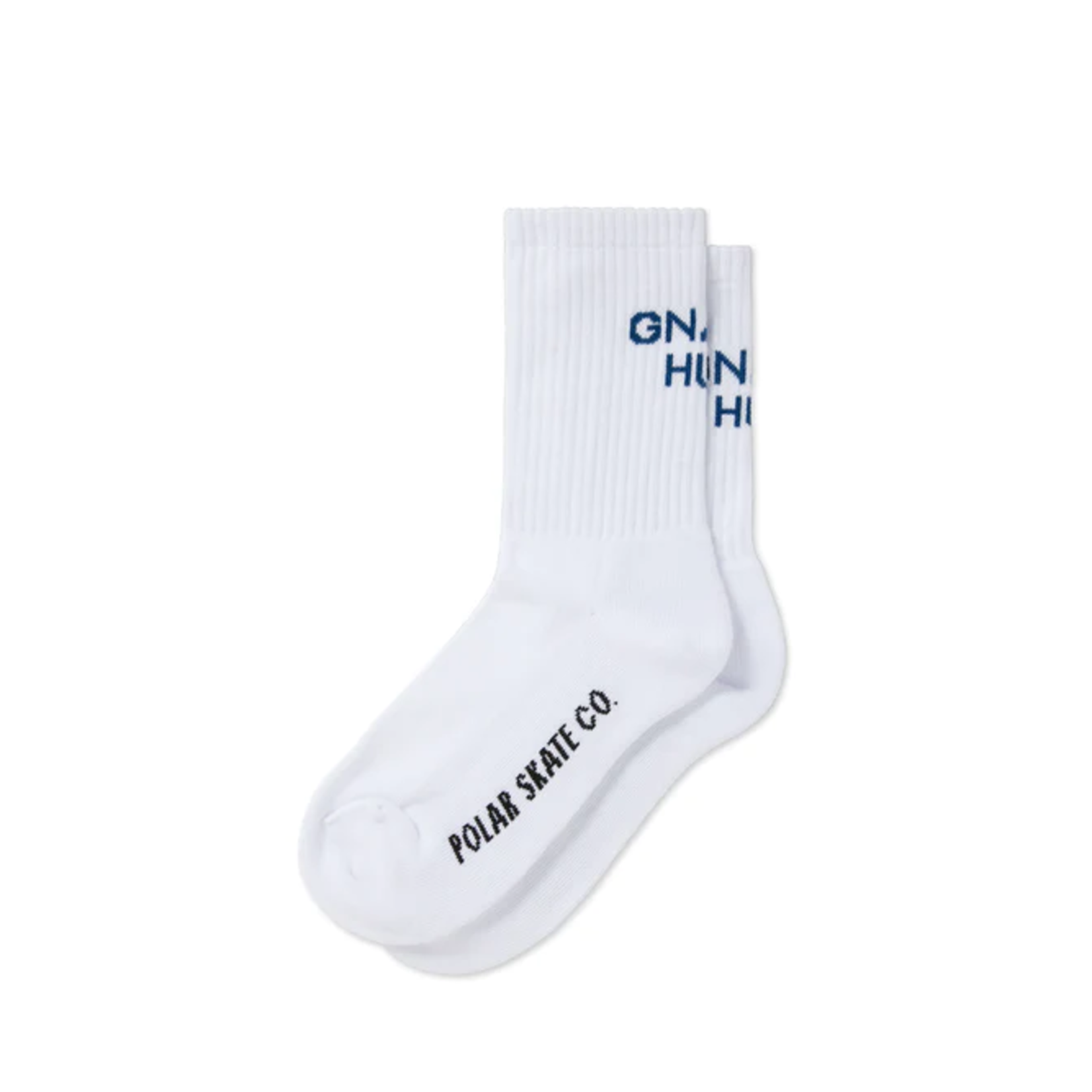 Polar Polar Gnarly Huh Socks - White/Blue (39/42)