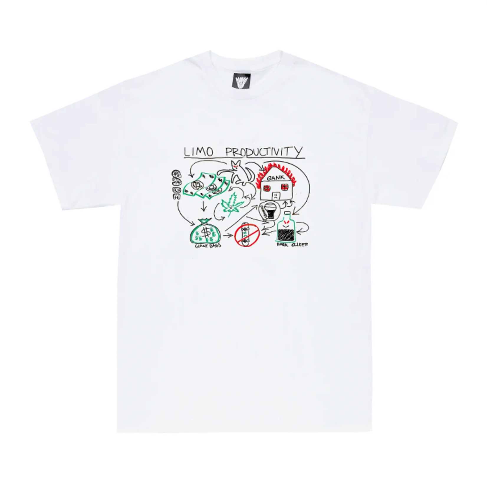 Limosine Limosine Productivity T-Shirt White -