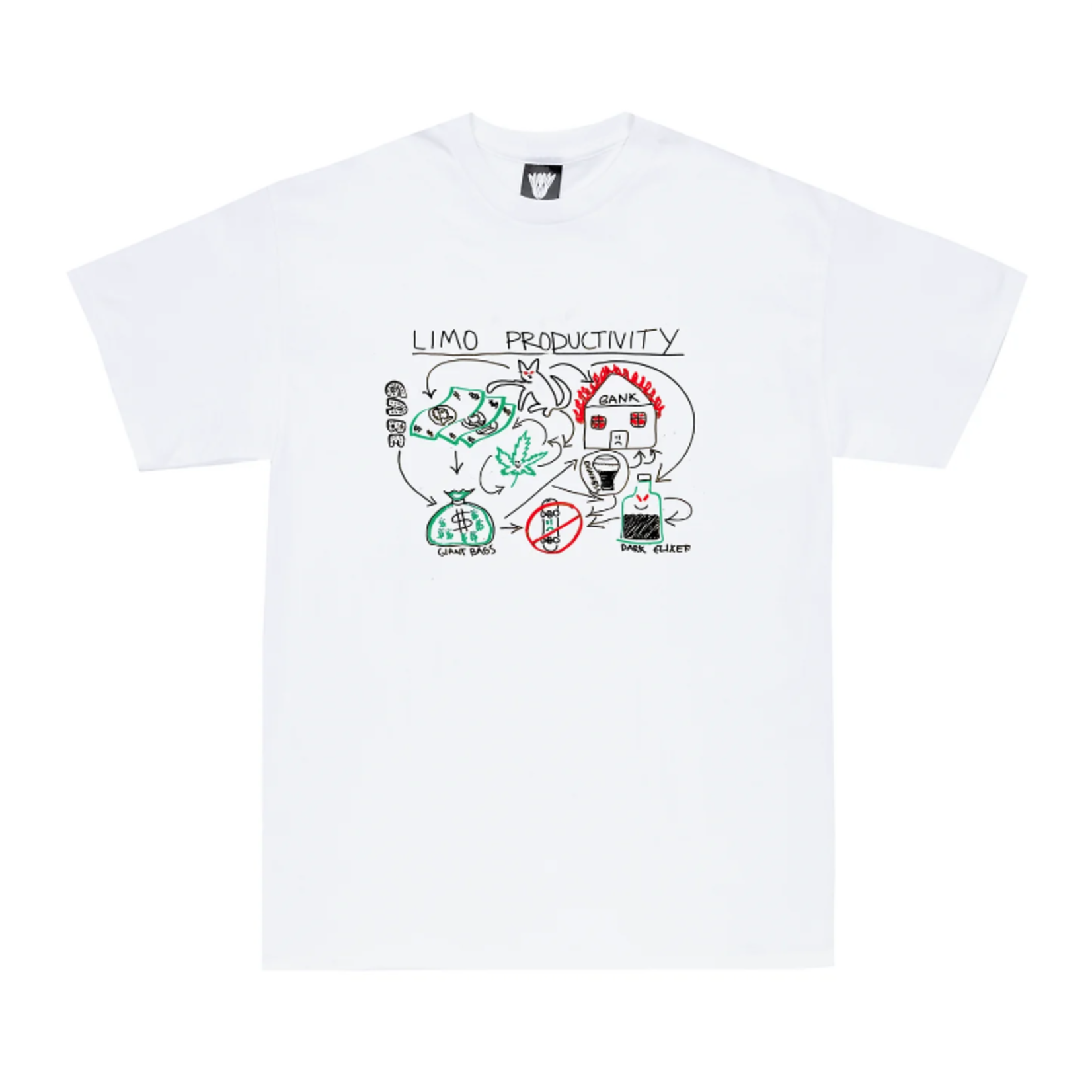 Limosine Limosine Productivity Tee - White