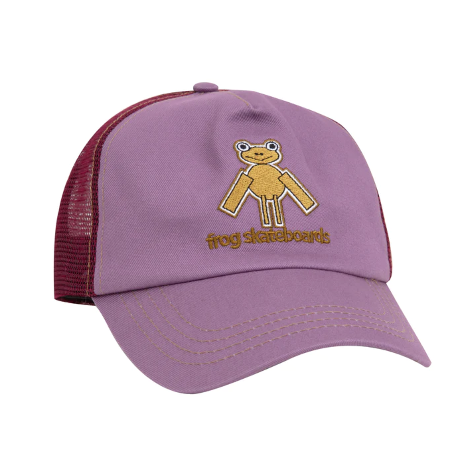 Frog Frog Perfect Frog Trucker Hat - Purple